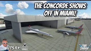 Microsoft Flight Simulator Xbox Series X￼ | The Concorde Visits Miami Florida! #msfs2020