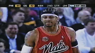 RARE - Allen Iverson - Philadelphia 76ers @ Golden State Warriors - January 3rd 2005 (Nats jerseys)