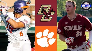 Boston College vs #4 Clemson (AMAZING GAME!) | 2024 College Baseball Highlights