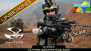 Unboxing Figura escala 1/6 1st SFOD-D Combat Applications Group Gunner