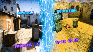 De Dust 2 Evolution! Как Менялась Карта de Dust 2...