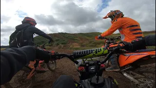 Drumclog with 2022 Ktm 300 exc, Ktm 65cc, stomp z3 140cc & Surron