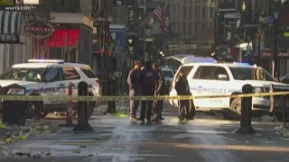 Officers shot, hit man with gun in French Quarter, NOPD says