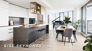 Penthouse Style Living! 🥂First Look Inside the Rise Skyhomes. Luxury Apartment Home Tour Melbourne