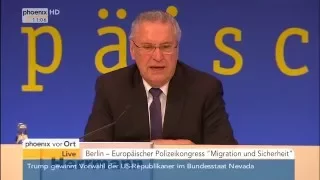 Europäischer Polizeikongress 2016: Diskussionsrunde u.a. mit Joachim Herrmann am 24.02.2016