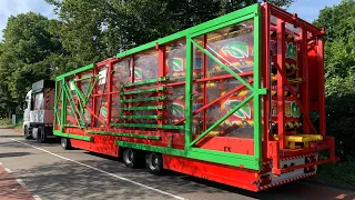 Kermis Hoorn 2022 Transport en opbouw Deel 1