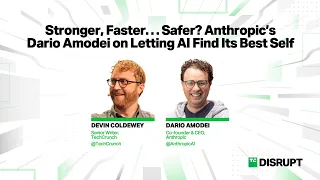 Anthropic's Dario Amodei on AI Finding its Best Self | TechCrunch Disrupt 2023