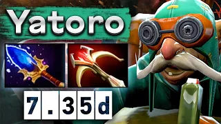 Яторо на Гиро с 4000 ХП! А как его убить? - Yatoro Gyrocopter 7.35 DOTA 2