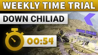 GTA 5 Time Trial This Week Down Chiliad  | GTA ONLINE WEEKLY TIME TRIAL DOWN CHILIAD (00:54)