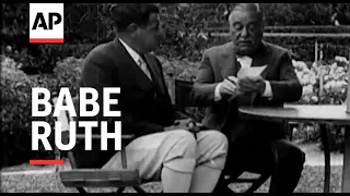 Babe Ruth -  1929 | Movietone Moment | 11 August 2023