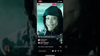 Trippie redd - playing unreleased music on (IG LIVE)