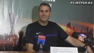 Press conference, Dimitar Dimitrov | Irtysh - Dunav 1-0 | 29.06.2017 | UEFA EUROPA LEAGUE