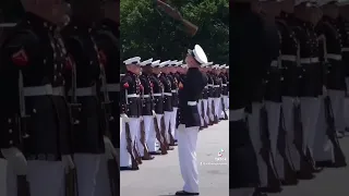 Marine silent Drill. #military #marines #marinecorps