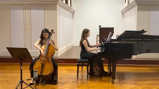 Beatrice Arizza e Ilaria Cavalleri - J. Brahms Cello Sonata No. 1 Op. 38 in E minor (I mov.)