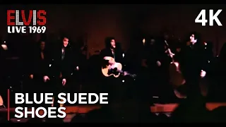 Blue Suede Shoes | Elvis Presley 1969 (LIVE 8MM) 4K Remastered at The International Hotel, Las Vegas