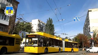 Київський тролейбус- Богдан Т90117 №3322, автономний хід 09.08.2019 / Kyiv trolleybus- Bogdan T90117