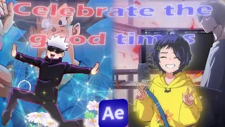 Floby's 100k Open Collab - Celebrate the good times [AMV - Anime mix] + (free Ae pf)