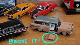 Older M2 Diecast - Chevy Bel Air Wagons, GMC Apache Trucks, and Ford Torino AUTOLIFT 2-Packs