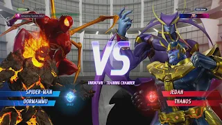 MVCI - SPIDER-MAN/DORMAMMU VS JEDAH/THANOS!