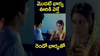 #shorts | మొదటి భార్య ఊరికి వెళ్తే రెండో భార్యతో...  | #muralimohan #sarada #wife #v9videos