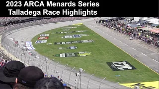 2023 ARCA General Tire 200 at Talladega Race Highlights (From Grandstands)