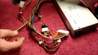 How to Test / Check a Standard ATX PSU Computer Power Supply using a paper clip