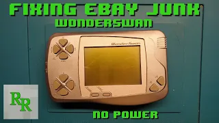 WonderSwan - No Power - FIxing Ebay Junk