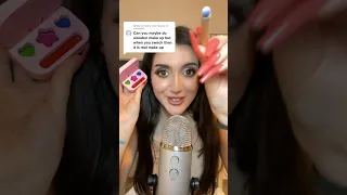 ASMR doing your wooden kids makeup 👀 #shortsvideo #shorts #shortsfeed