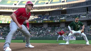MLB Today 6/15 - Los Angeles Angels vs Oakland Athletics  Full Game Highlights (MLB The Show 20)