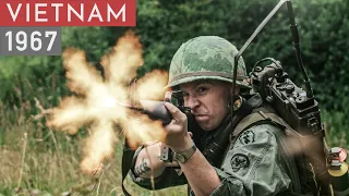 VIETNAM 1967 - Radio operator with M16 explained!