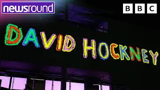 Explore David Hockney's Digital Art Exhibition | Newsround