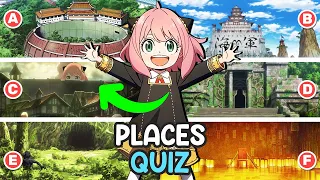 Guess the Anime by their Locations | Anime Places Quiz