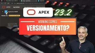 Versionamento no Oracle Apex 23.2 - Application Working Copies