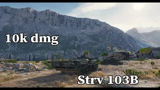 World of Tanks Strv 103B - 10k damage 8 kills - Cliff – Standard