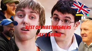 Best of The Inbetweeners - All of Jay's Brags REACTION!! | OFFICE BLOKES REACT!!