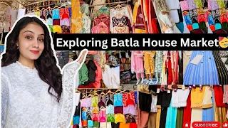 Exploring Batla House Market Delhi🥳 ||Street Market Delhi || Ramadan🌙Collection At Batla House💙