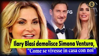 Ilary Blasi demolisce Simona Ventura, aveva commentato la crisi “Come se vivesse in casa con noi”