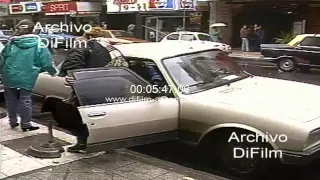 Vacaciones de invierno con afluencia de turistas en Mar del Plata 1992