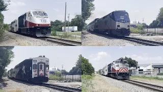 Trinity Railway Express and Amtrak Action in the Fort Worth Area