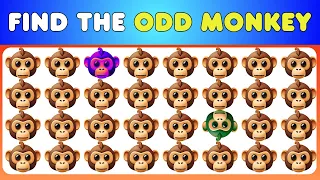 FIND THE ODD ONE OUT  #1 | EMOJI QUIZ 🤩⭐| TEST YOUR EYES | Quiz Jaq