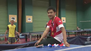 Novembre 2014 - Antoine Zhao au sport adapté