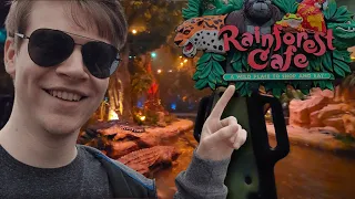 Amazed By the Rainforest Cafe River Adventure Ride | Rainforest Cafe Galveston Vlog