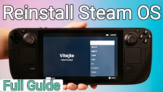 How to Re-image Steam OS / Re-Install  Steam OS /  Unbrick Your Steam Deck