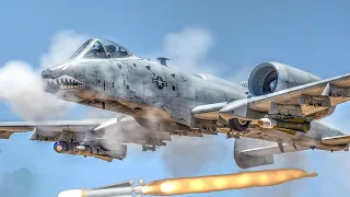A-10 Thunderbolt II Warthog Aircraft Ground Attack • REVIEW
