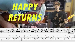 HAPPY RETURNS / Steven Wilson - Guitar Play Through with TAB