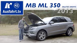 2013 Mercedes-Benz ML 350 BlueTEC 4MATIC - Fahrbericht der Probefahrt / Test / Review