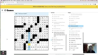 Friday, March 10th - New York Times crossword puzzle live solve