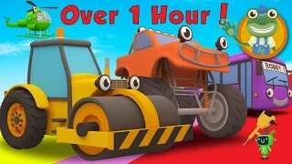 Rick The Road Roller and More Trucks For Children | Gecko's Garage