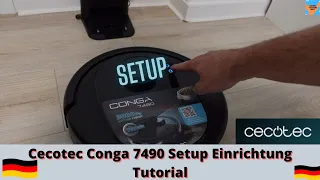 Cecotec Conga 7490 Setup Einrichtung Tutorial