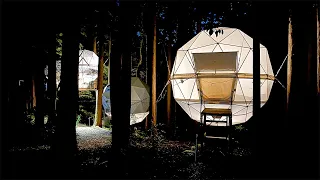Staying in Spherical Tent Hotel in Japan’s Nature-Rich Park | INN THE PARK Numazu